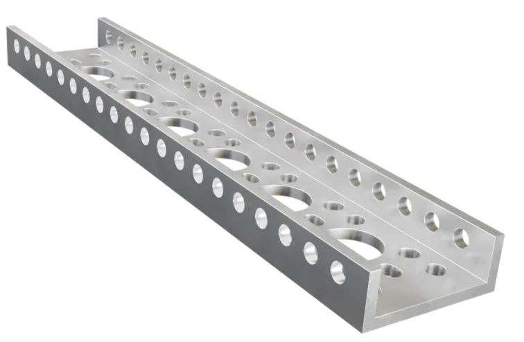 3143 Series Mini Low-Side U-Channel (6 Hole, 168mm Length)