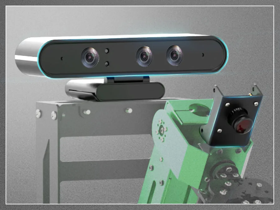 Dual-camera hand-eye coordination