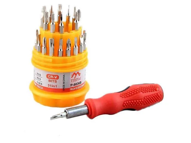 31-in-1 Aluminium Precision Screwdriver Repair Tool Kit