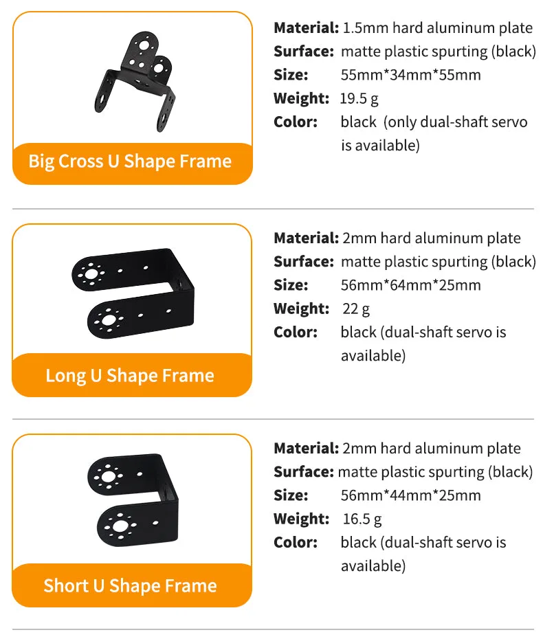 Hiwonder double-shaft compatibility