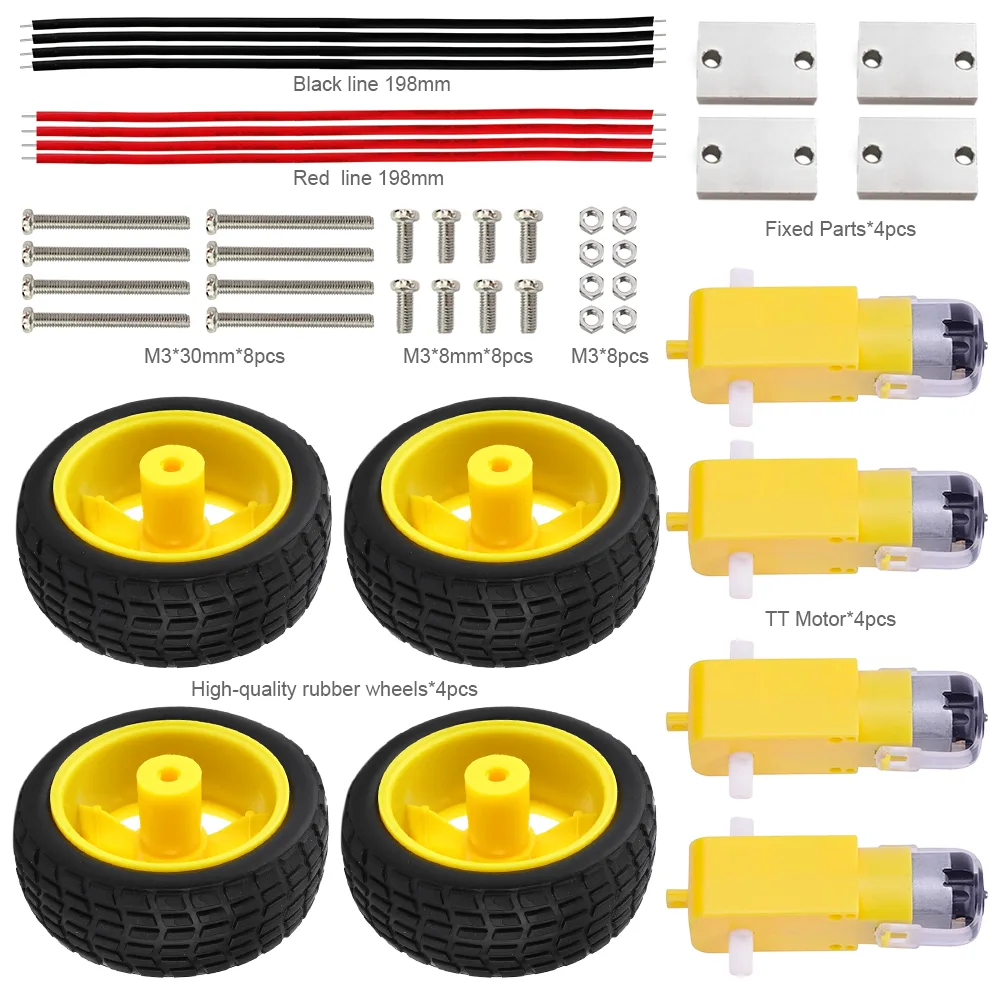Complete wheel and mounting hardware