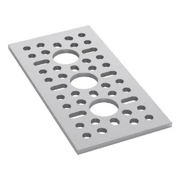 3123 Series Pattern Plate (1 x 3 Hole, 48 x 96mm)