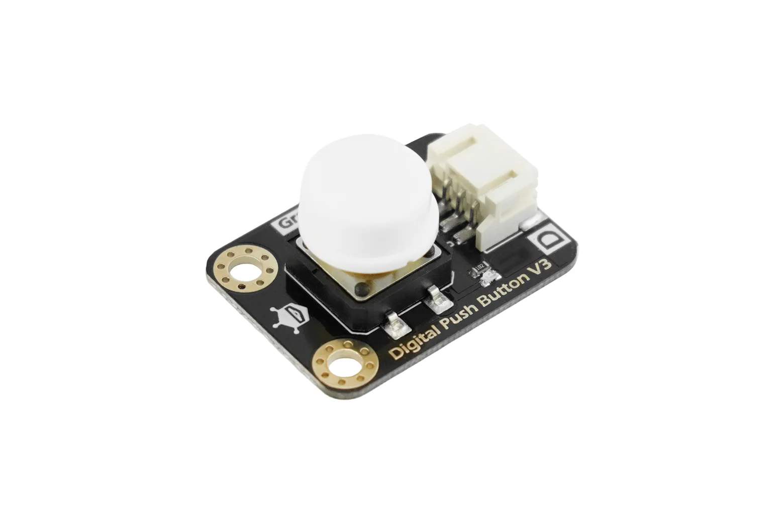 Gravity: Digital Push Button (White)