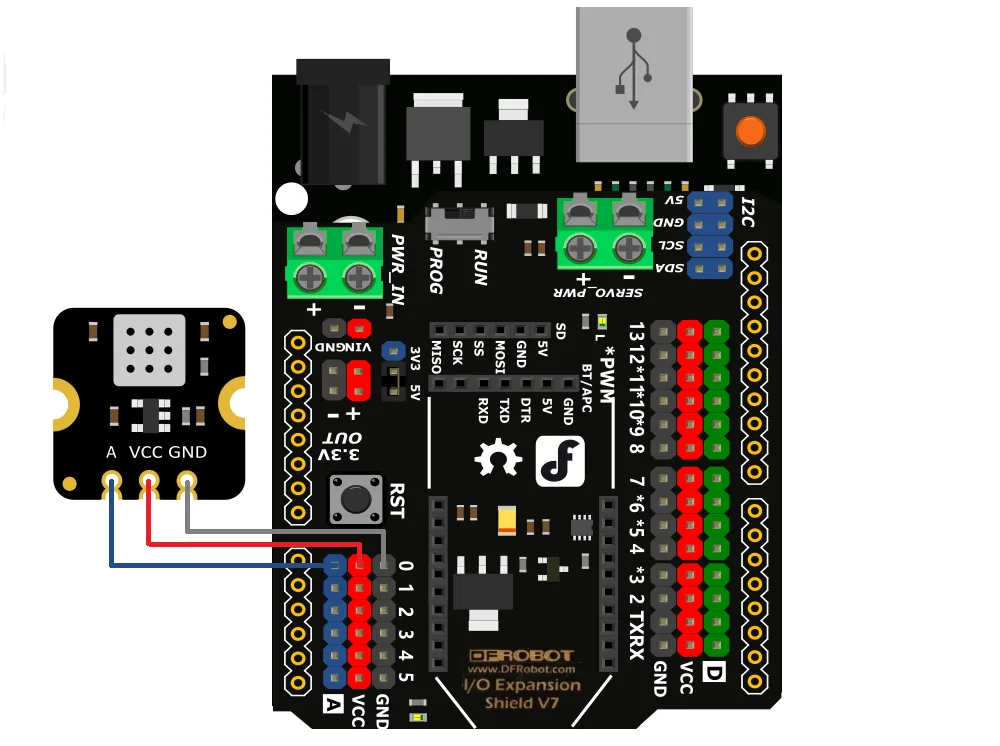Simple microcontroller wiring