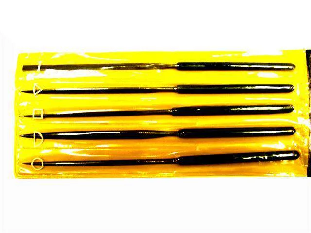 Pro'sKit 8PK-605A 5-Piece Miniature Needle File Set, 170mm