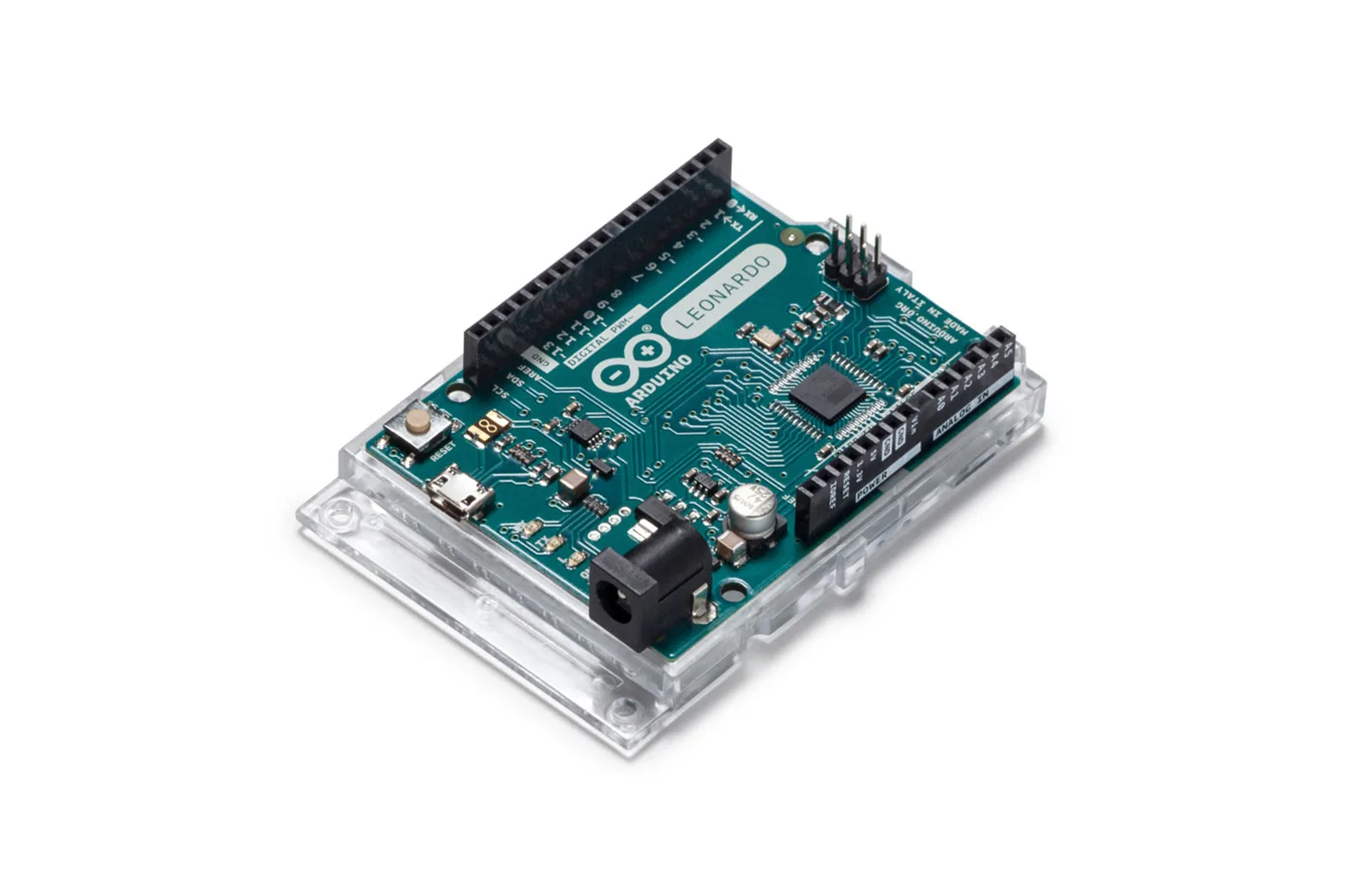 Arduino Leonardo Microcontroller Development Board with Headers
