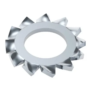 4810 Series Zinc-Plated Steel External - Tooth Lock Washer (4mm ID x 8mm OD)