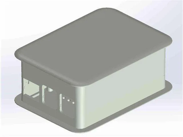 Teko Flame-Retardant Enclosure for Raspberry Pi 2 and B+, White