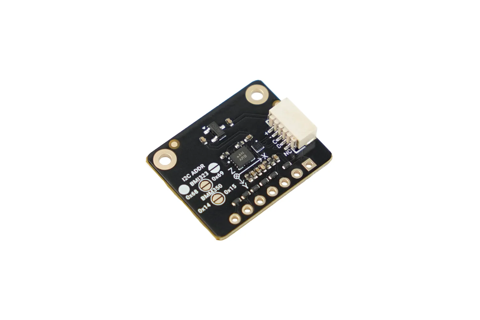 Fermion: Compact 9DOF IMU Sensor for Motion & Heading Integration (24×19 mm, I2C, Breakout)
