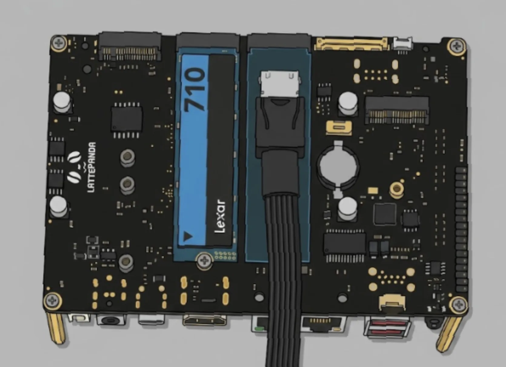 High-speed PCIe 4.0 x4 bandwidth