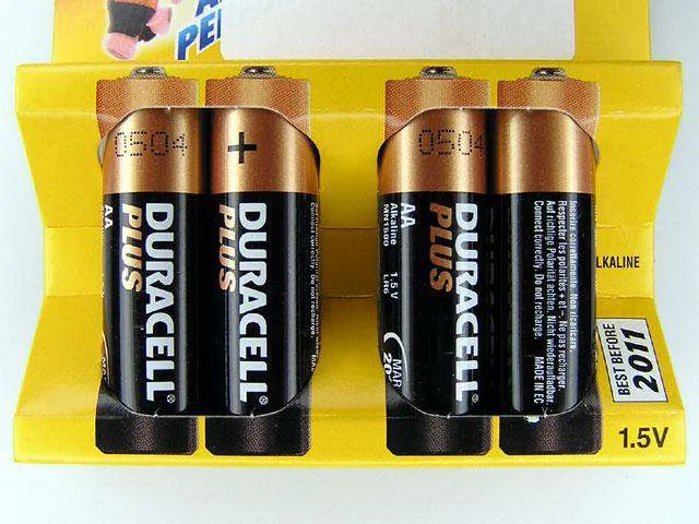 Duracell AA 1.5V 2700mAh Alkaline Batteries, Pack of 4