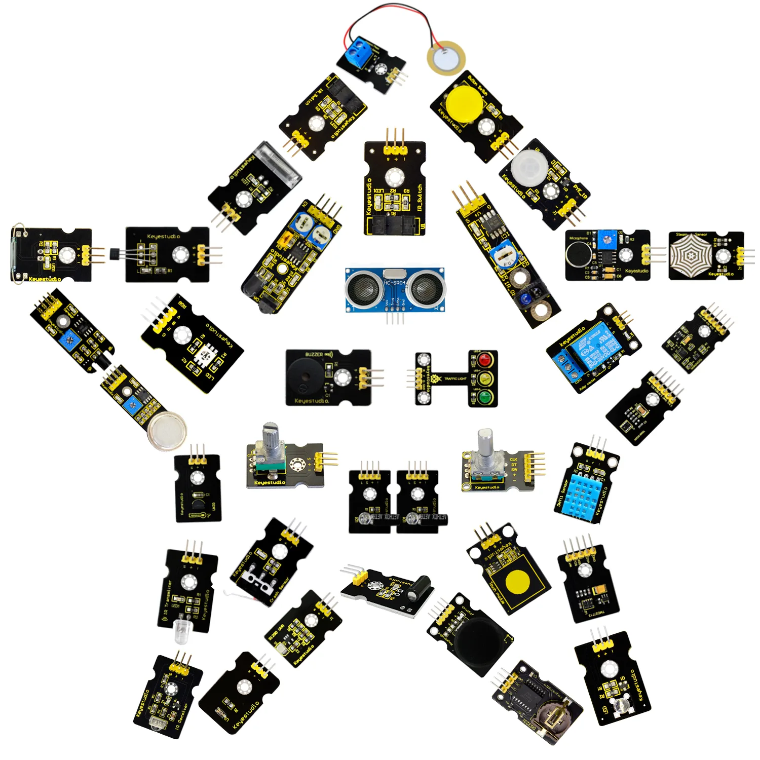 Comprehensive 37-in-1 sensor selection