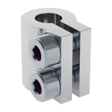 6000 Series Clamping Shaft Coupler (6mm Round Bore to 0.250" Round Bore)