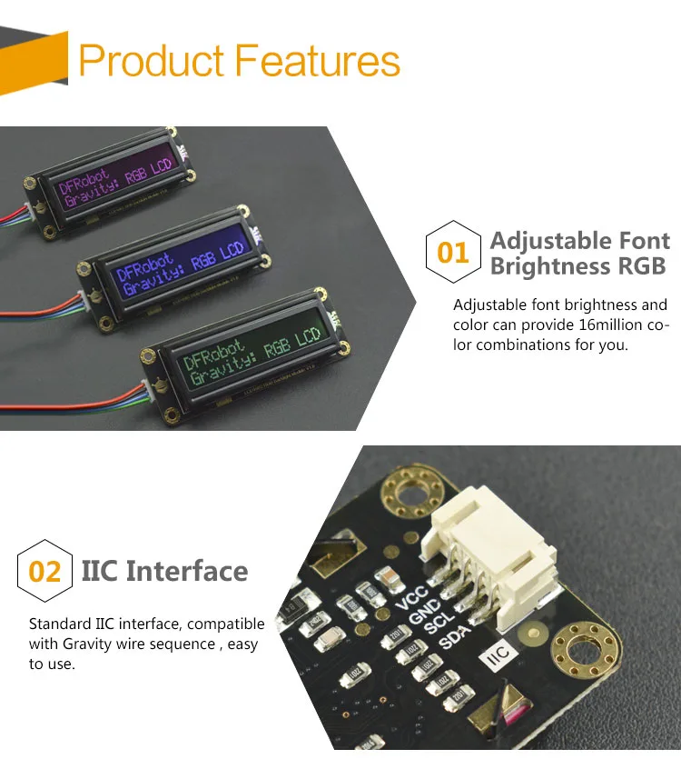Simplified Gravity I2C connection