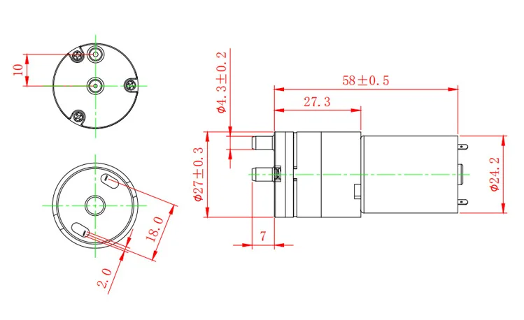 Compact dimensions and package contents