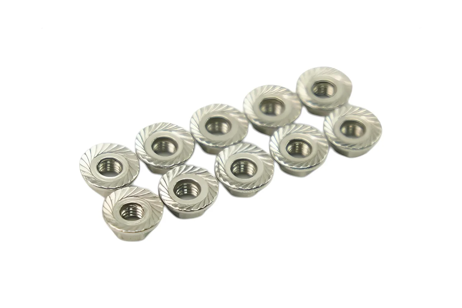 M3 Flange Nuts (10 PCS)