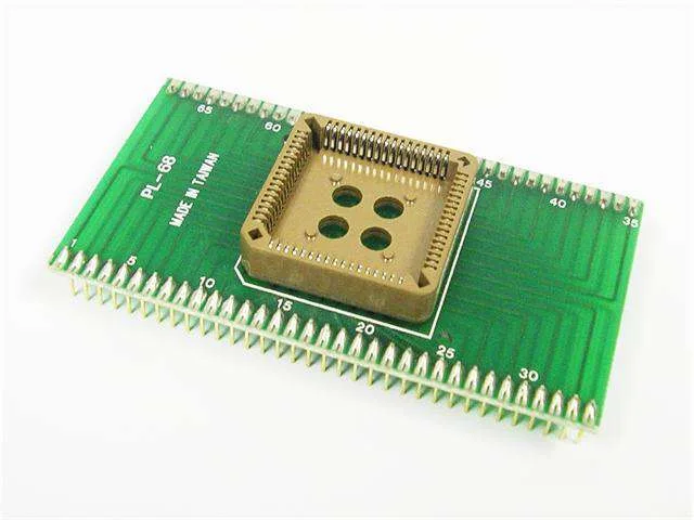 68-Pin PLCC Solderless Prototyping Test Board (PL-68)