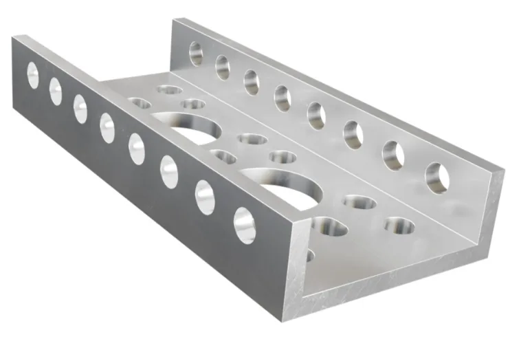 3143 Series Mini Low-Side U-Channel (2 Hole, 72mm Length)