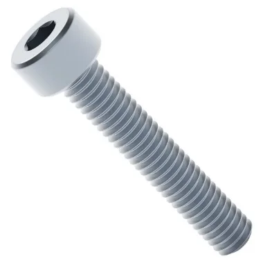 2800 Series Zinc-Plated Steel Socket Head Screw (M4 x 0.7mm, 22mm Length)