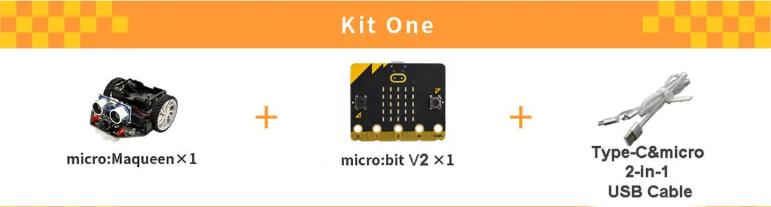 Included micro:bit V2 controller