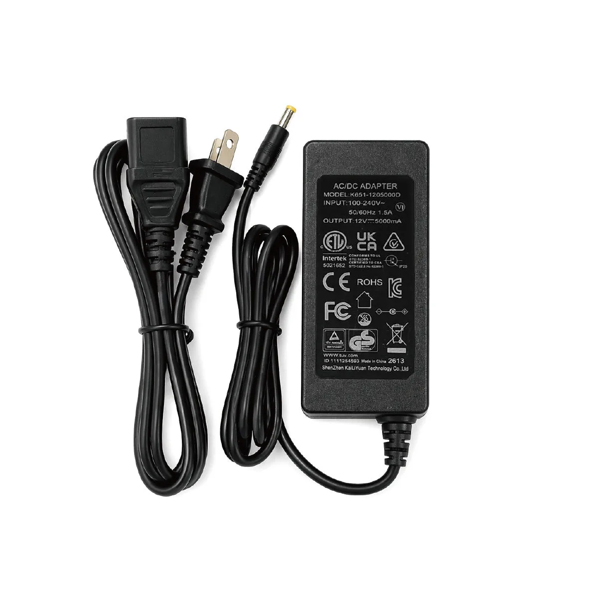 Power Supply Adapter for Robot Arm DC Plug 12V 5A