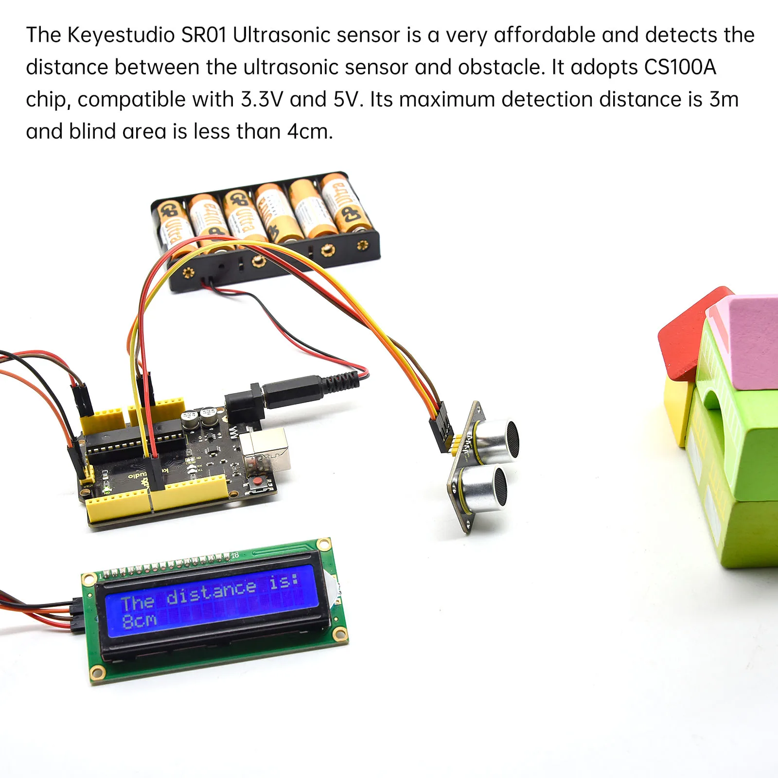 Bat-inspired acoustic distance measurement