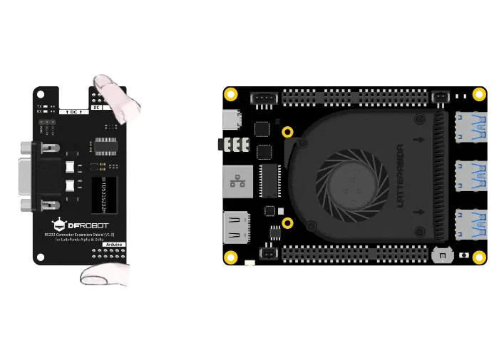 Stackable mounting with clear airflow