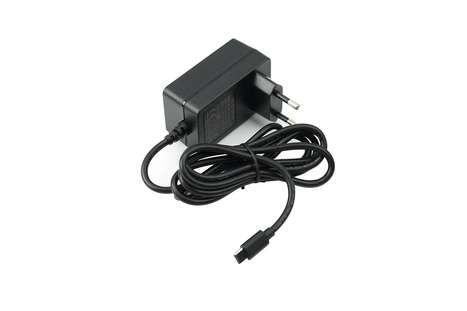 USB Power Supply for Raspberry Pi 5 (5V/5A, EU Standard, CE Certified)