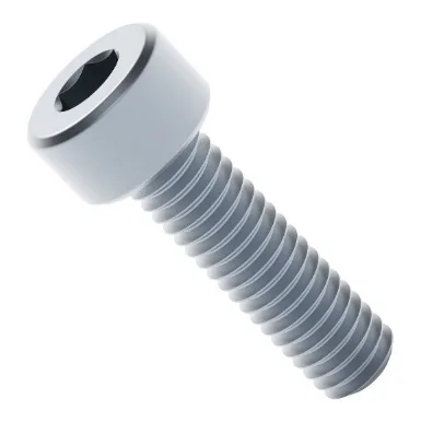 2800 Series Zinc-Plated Steel Socket Head Screw (M4 x 0.7mm, 14mm Length)