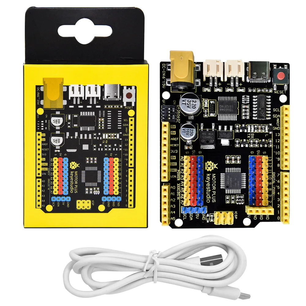 Onboard dual DC motor drivers
