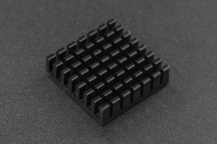 Aluminum Heat Sink with 3M Thermal Adhesive Tape (28x28x11mm)