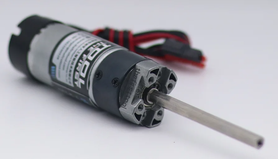 7204 Series Planetary Gear Motor (5.2:1 Ratio, 80mm Length 8mm REX Shaft, 1150 RPM, 3.3 - 5V Encoder)