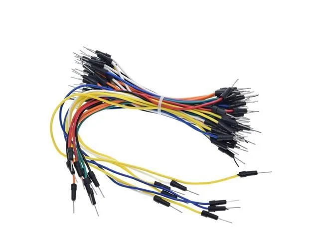 Male-to-Male Breadboard Jumper Cables, 65 Pack