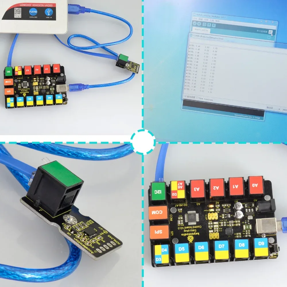 High-resolution three-axis sensing