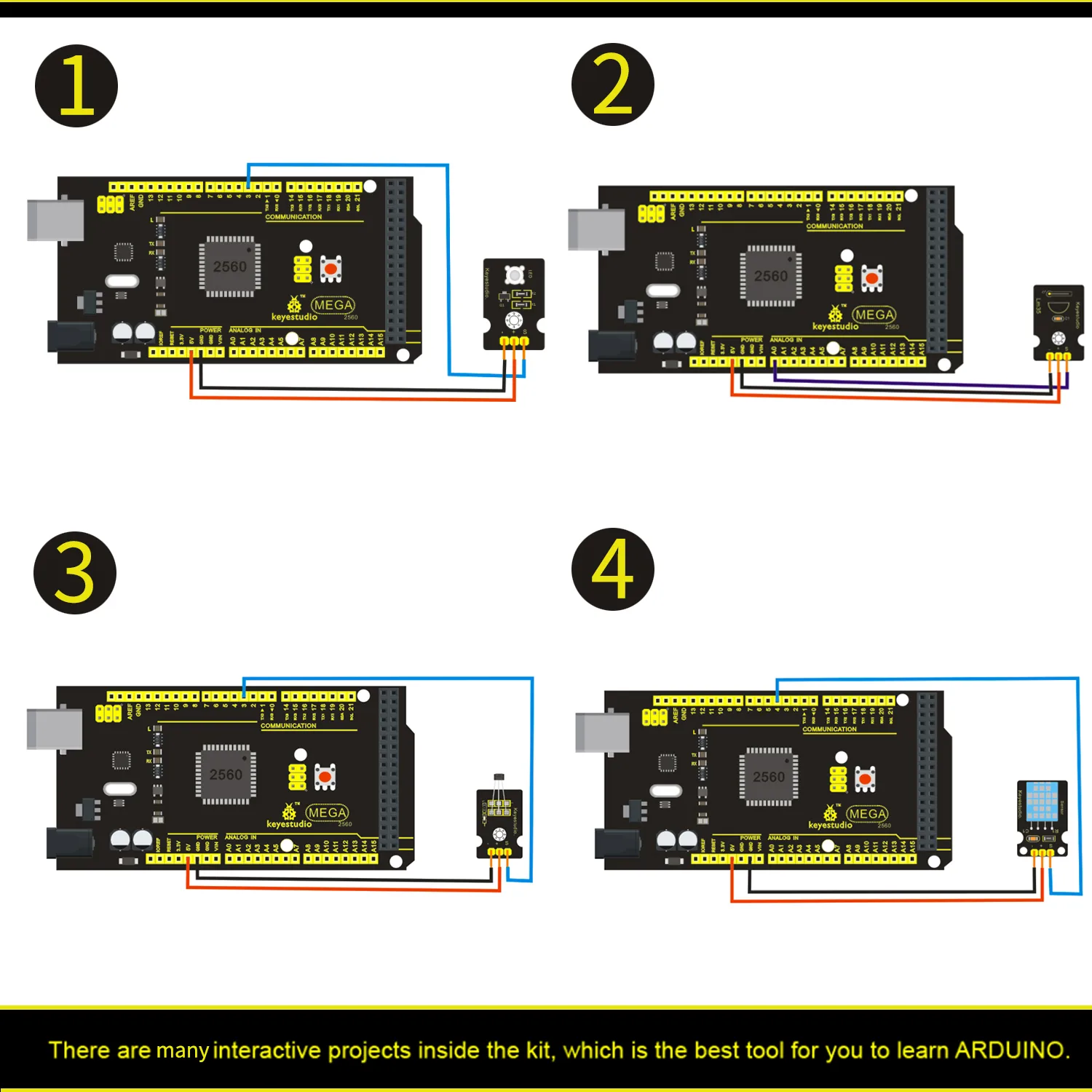 Mega 2560 and sensor shield