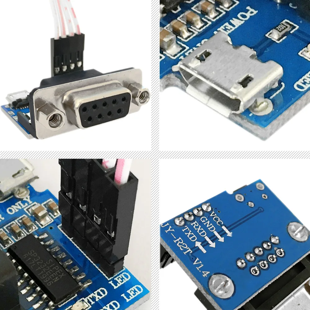 Bidirectional RS232 serial conversion