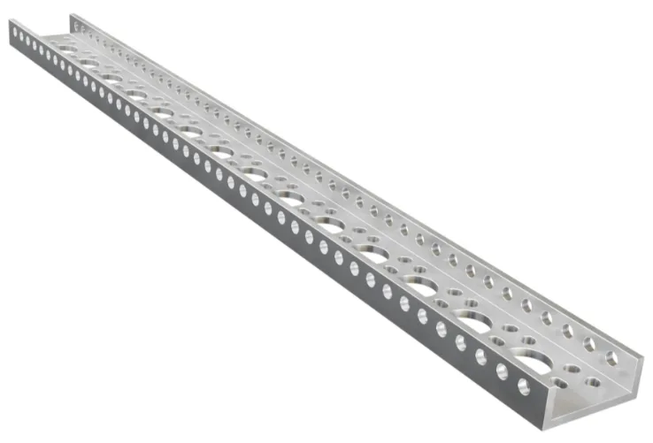 3143 Series Mini Low-Side U-Channel (14 Hole, 360mm Length)