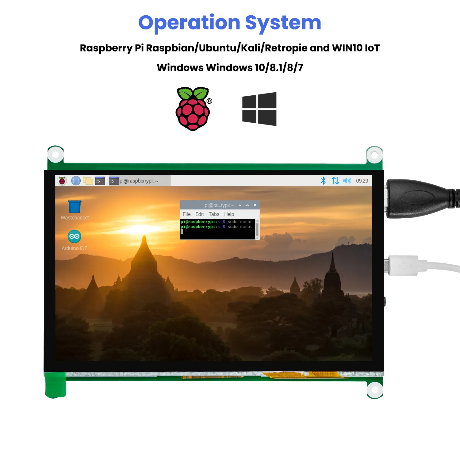 Crisp high-resolution display