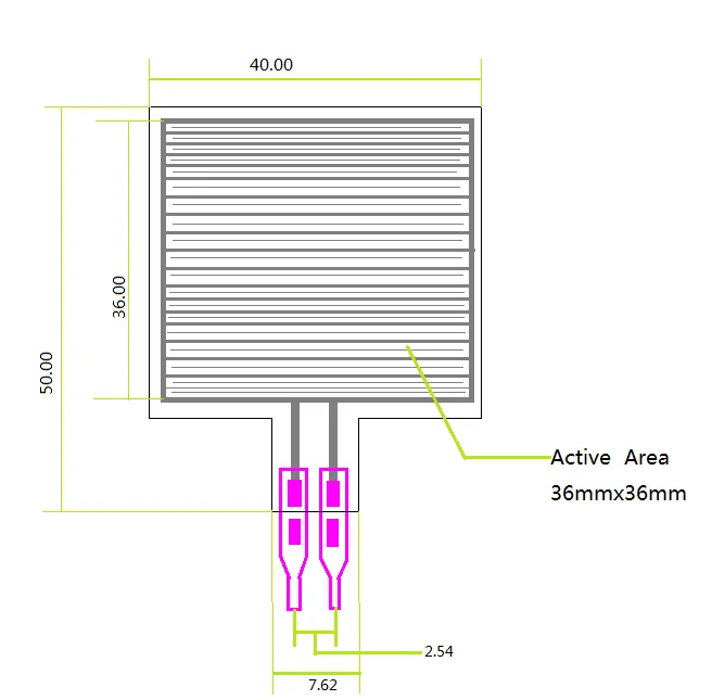 Dimensions and layout specifications