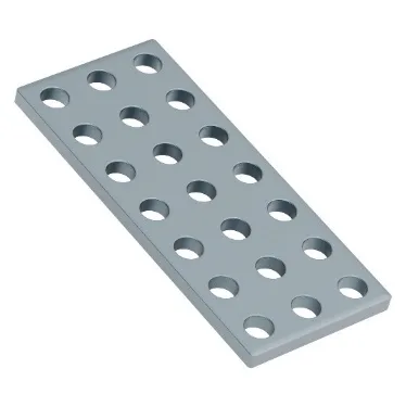 3139 Series Steel Grid Plates (3 x 7 Hole, 24 x 56mm)