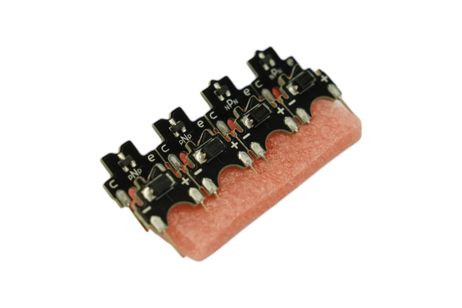ECell: Breadboard-Plugin Diode and Transistor Pack (8 PCS)