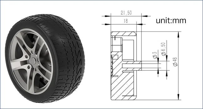 Compatible rubber tyres