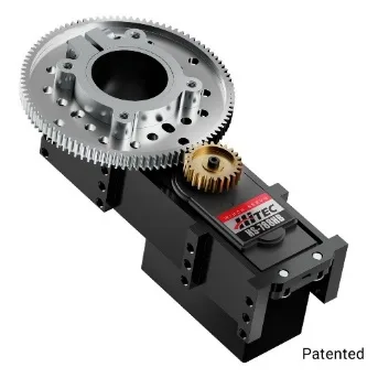 5206 Series Servo Gearbox for large Size Servos( 4:1 Ratio,no servo)