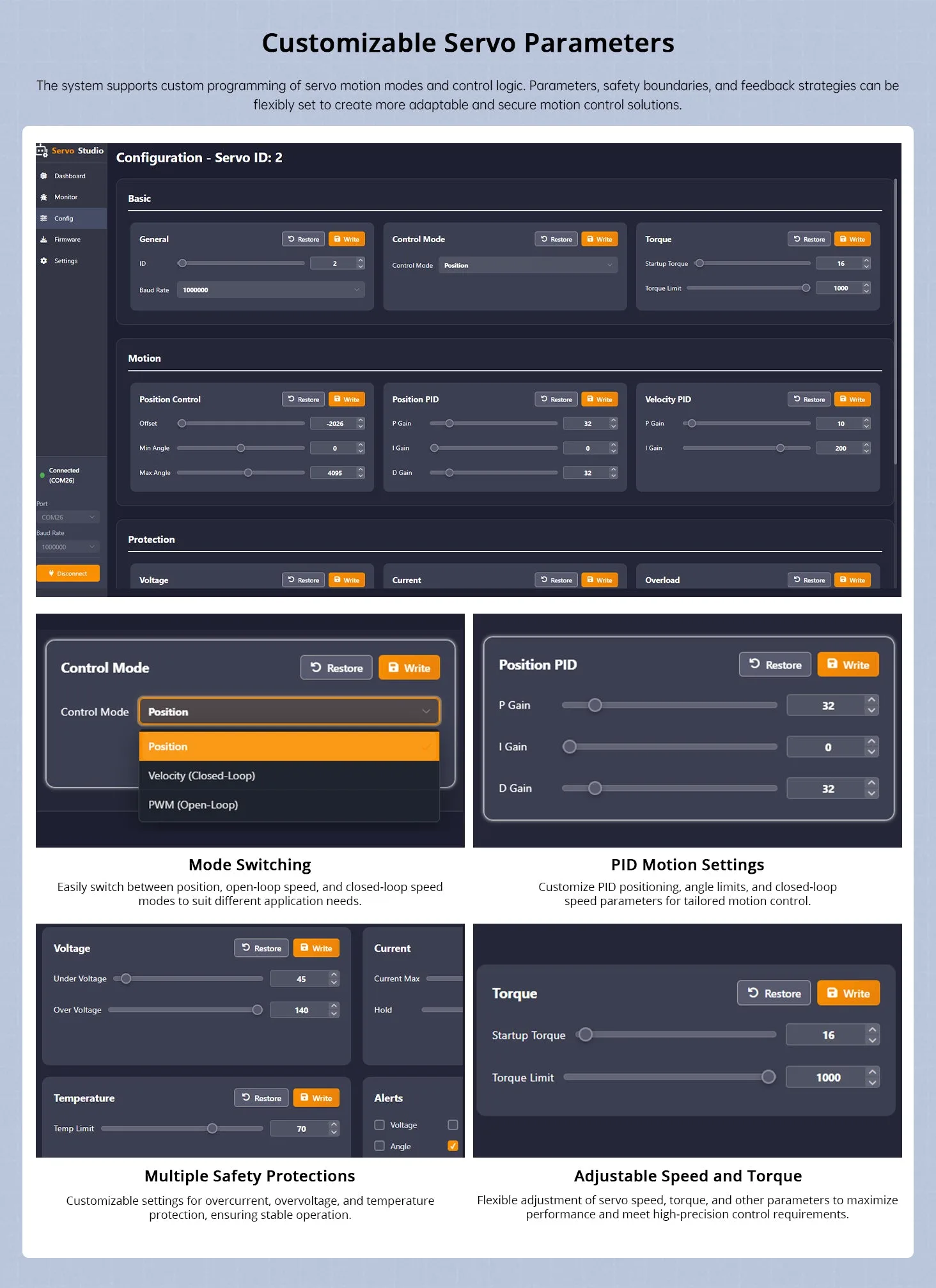 Broad controller and platform compatibility