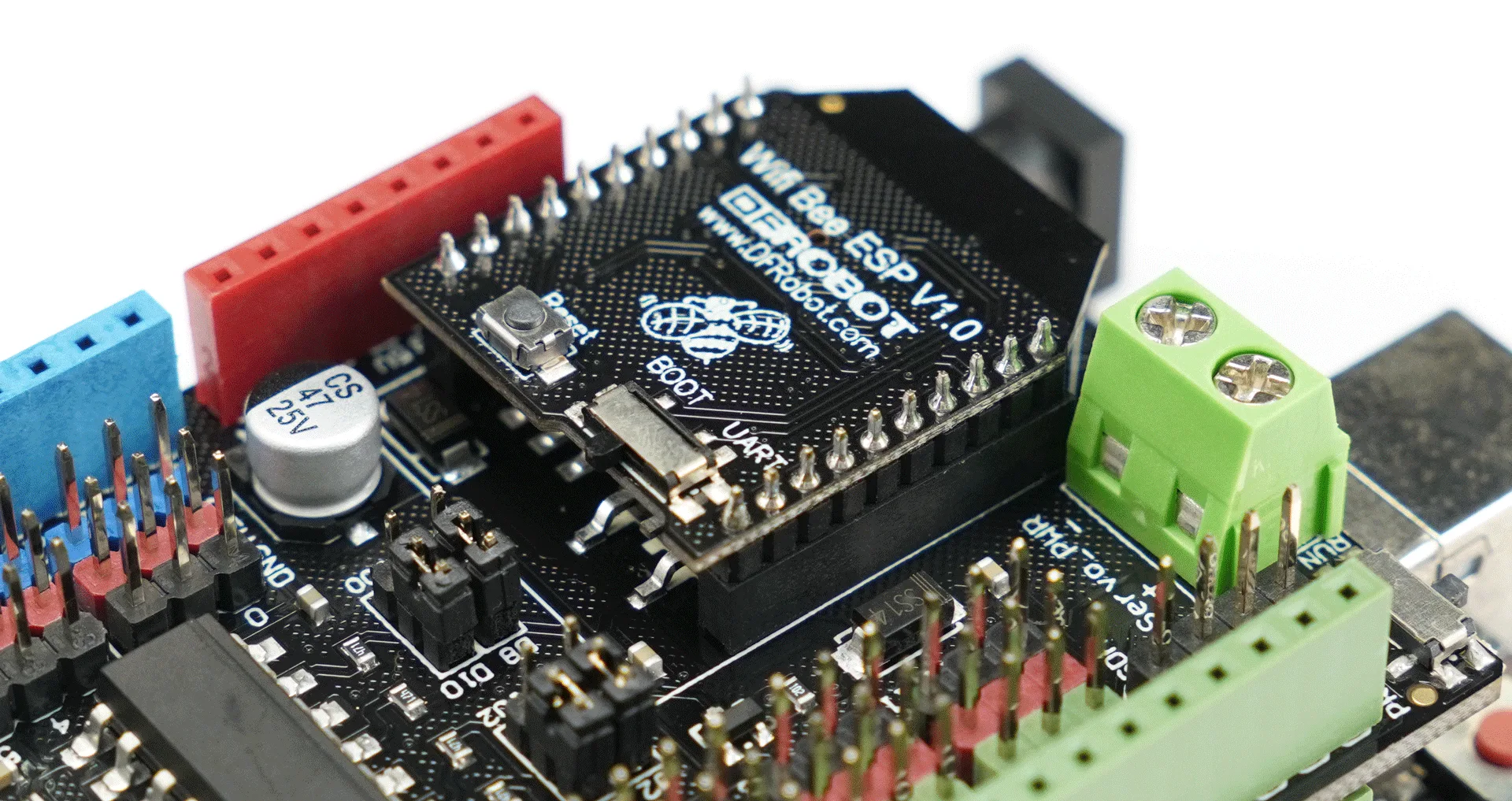 XBee socket and sensor pinout