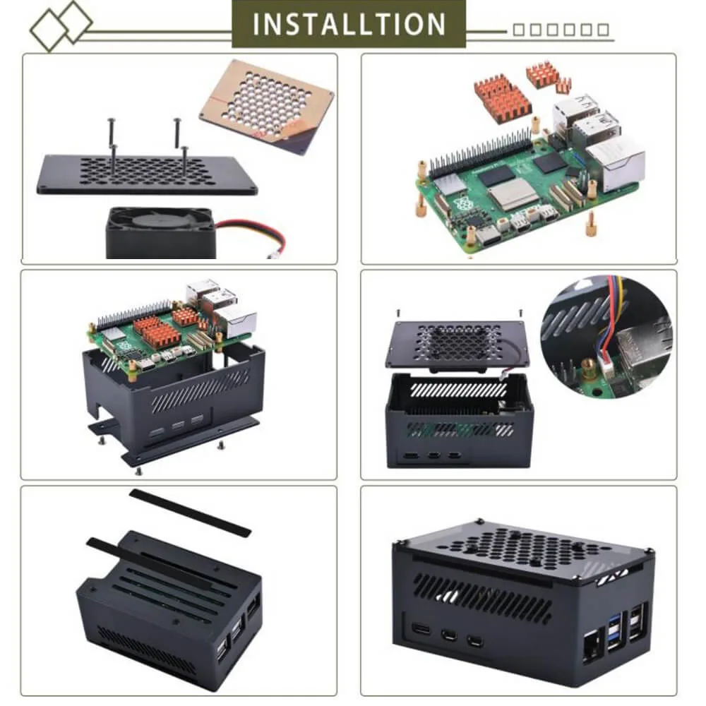 Simple assembly steps