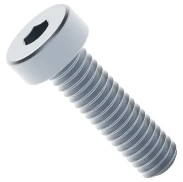 2804 Series Zinc-Plated Steel Low Profile Socket Head Screw (M4 x 0.7mm, 14mm Length)