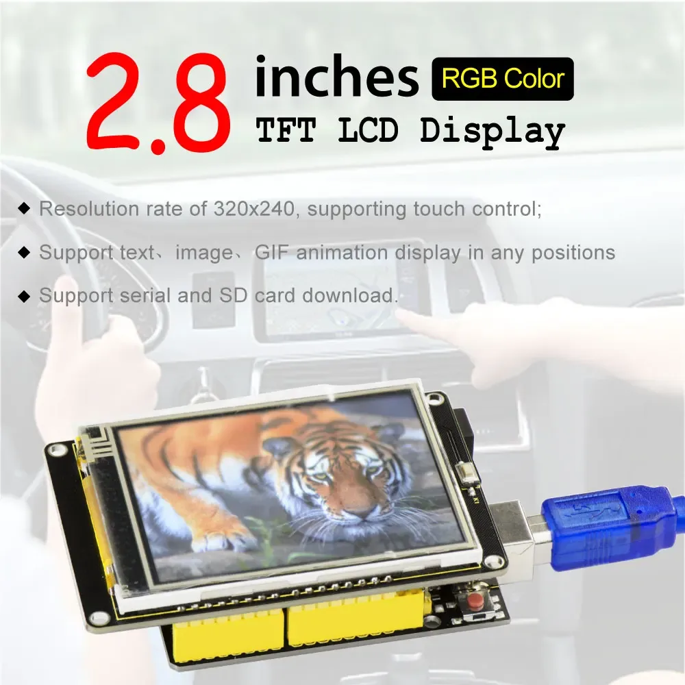 Vibrant transmissive TFT display