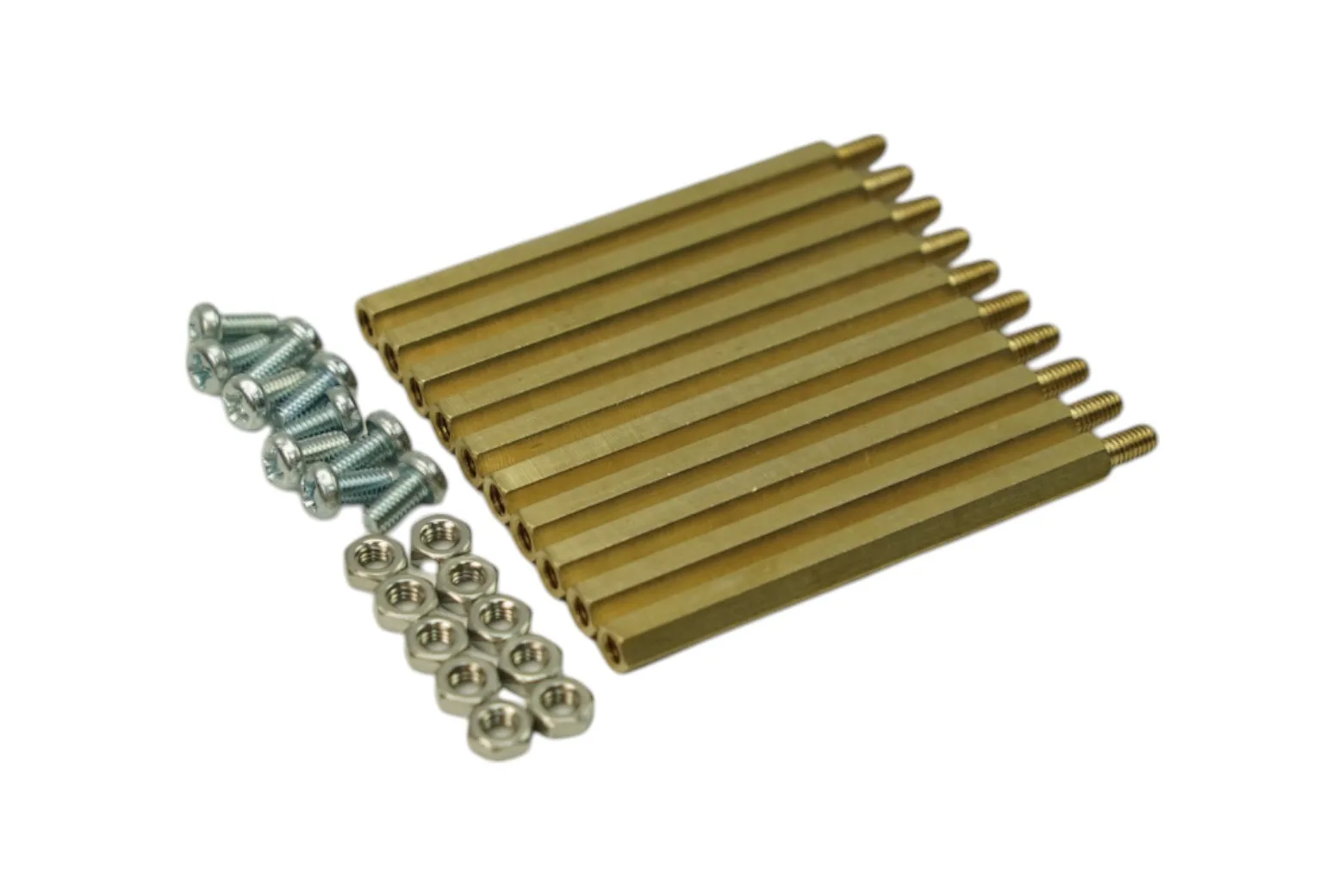 M3 x 50mm Hexagonal Standoffs Mounting Kit (10 Sets)