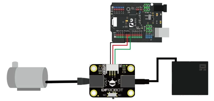 DC2.1 connector and extended cable